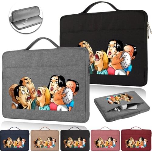 Laptop Bag Sleeve Case for 11 12 13 14 15.6 Waterproof HandBag Notebook Case for Macbook Air Pro Microsoft Asus Dell Universal