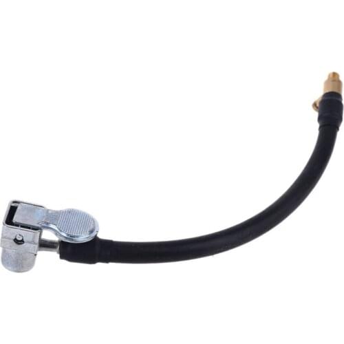 Air Chuck with Air Hose and Standard Tire-Valve Fine Thread for Air Compressor Pump 0.305" x32TPI with Release Button