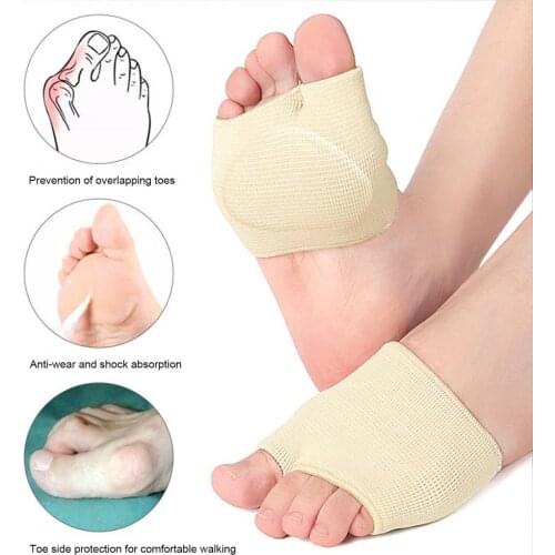 1Pair Foot Guard Easy to Wear Breathable Nylon Hallux Valgus Toe Separator for Gift