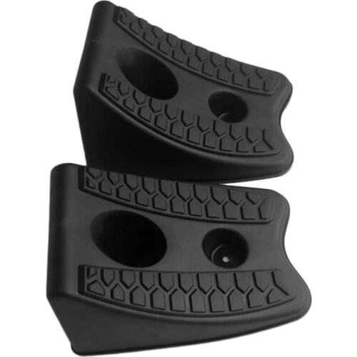 2pcs/set Tire Support Pad Car Tyre Slip Stopper Control Wheel Alignment Block Car Auto Anti-slip Block Rubber Car Accessories