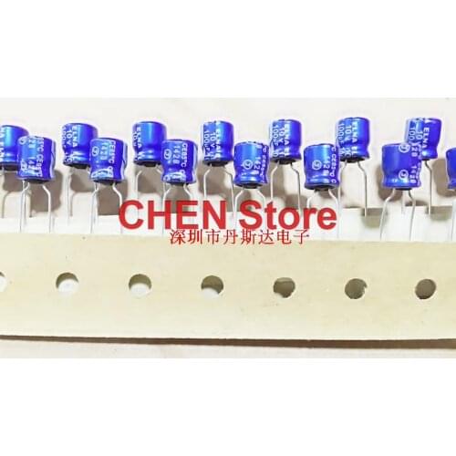 20PCS/50PCS ELNA RC3 10V100UF 6.3X7MM audio electrolytic capacitor 100uF/10V blue robe 100uf 10v Ultra small volume