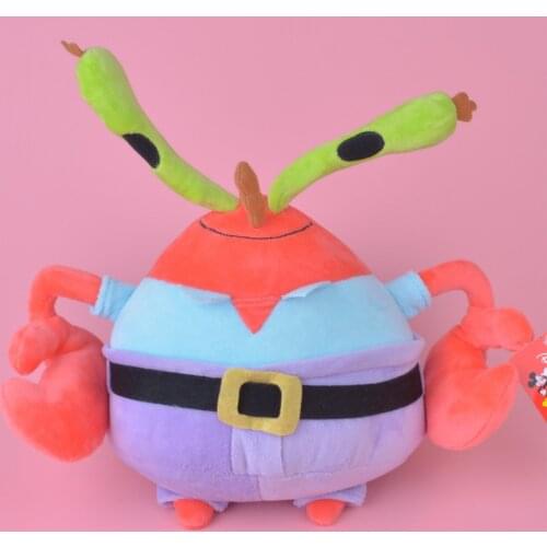25cm Mr. Krabs Baby Kids Doll Gift, Lovely Stuffed Plush Toy Free Shipping
