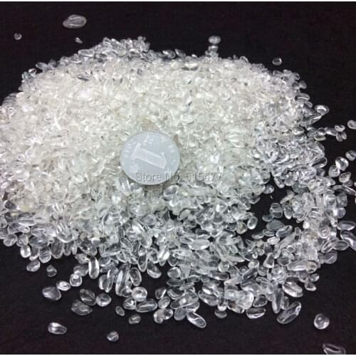 5-7mm 200g AAA+ Wholesale Bulk Natural Rock Clear Quartz Tumbled Stones Polished Chakra Healing Reiki Beads