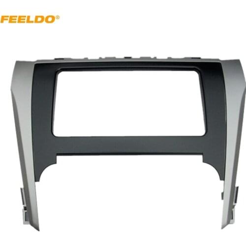 FEELDO Car Radio Audio Stereo 2DIN Fascia Frame For Toyota Camry 2012 Dash Panel Installation Trim Kit #HQ4900