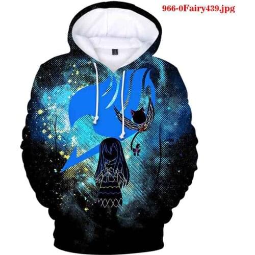 Essentials hoodie Fairy Tail Anime Hoodie Sweatshirt Unisex Harajuku Hoodies Fashion casual Kids Hoody hommes sweetshirts