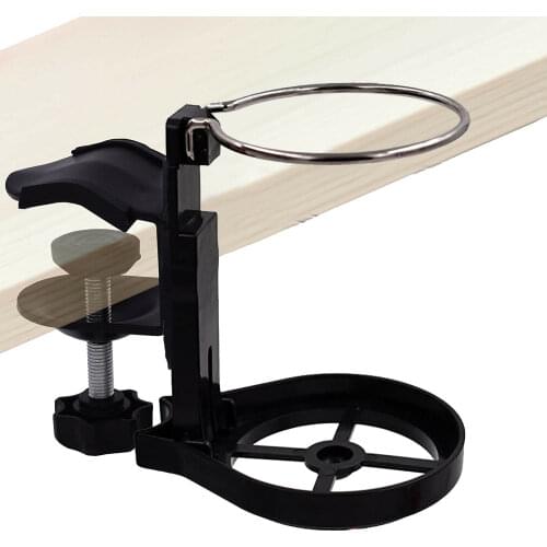 Desk Side Drink Holder Foldable Home Office Table Water Bottles Cup Holder Clips