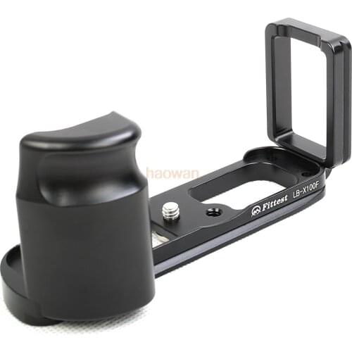 Quick Release L Plate/Bracket Holder hand Grip Base for Fujifilm Fuji X100f x-100f x100-f Camera ballhead