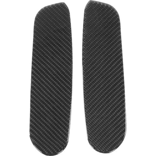 Mirror cover car side mirror guard Interior Front Door Pillar Panel Cover Trim Carbon Fiber Fit for RAV4 2015‑2019 Car