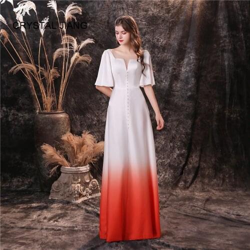 Женские вечерние шифоновые платья CRYSTAL JIANG China At AliExpress