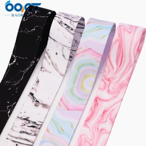 M-21403-375 Double-Sided Splash Ink Cartoon Phone Rope Ribbon,Bow Hat,1"(25MM) 10Yards Costume Party DIY Decoration Materials