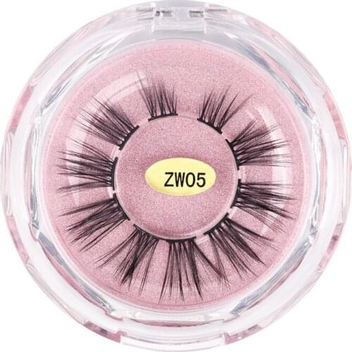 Thick Curly 3D Segmented False Eyelashes Light Soft & Vivid Hand Made Reusable Fake Lashes Extension 120Pcs/Lot DHL Free