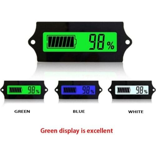 203F 12/24/36/48/60/72V LED Lead Acid Storage Battery Indicator Tester Gauge Monitor