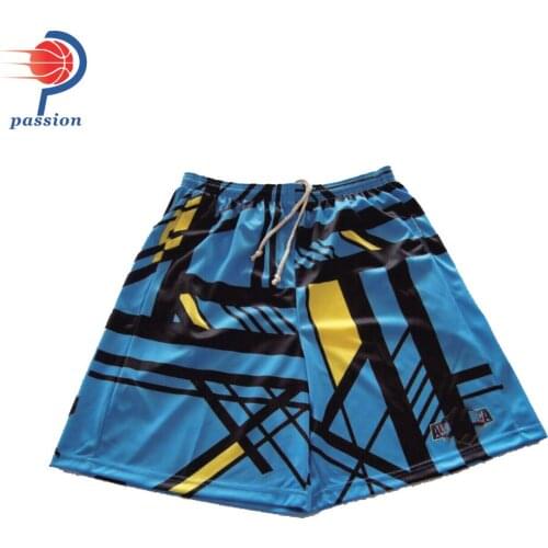 Sublimated Colorful Boys Team Lacrosse Short With Customize Design Logos