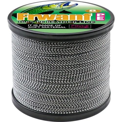 Frwanf mix color fishing line braid 8 Strands super strong pe wire line cord 1500m 2000m ice saltwater sea freashwater fishing