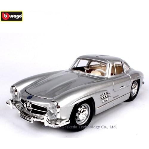 Bburago 1/18 1954 300SL Alloy Retro Car Model Classic Car Model Car Decoration Collection gift