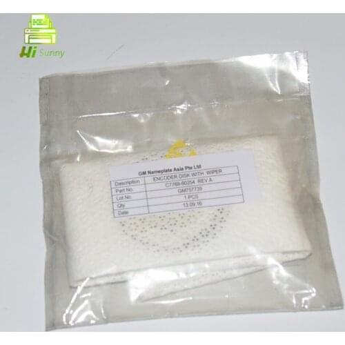 OEM Brand New C7769-60254 C7769-60065 for HP Designjet 500 800 Encoder Disk Assembly with wiper