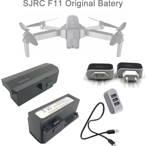 Original SJRC F11 Battery 11.1v 2500mah Lipo Battery For RC Quadcopter Drone SJRC F11 Parts Accessories