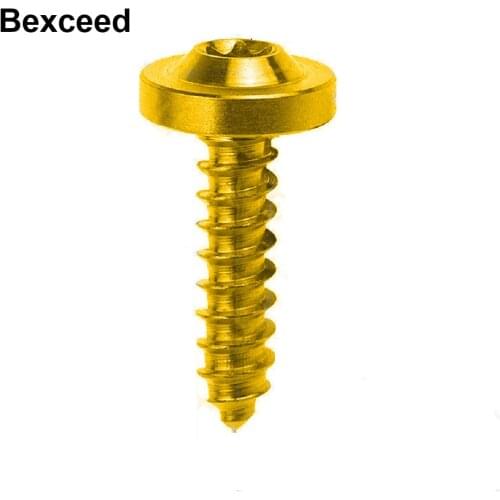 Titanium Bolt M4*12mm Mountain Bike Brake Disc Fastening Screw GR5 Material Titanium Alloy Metalworking