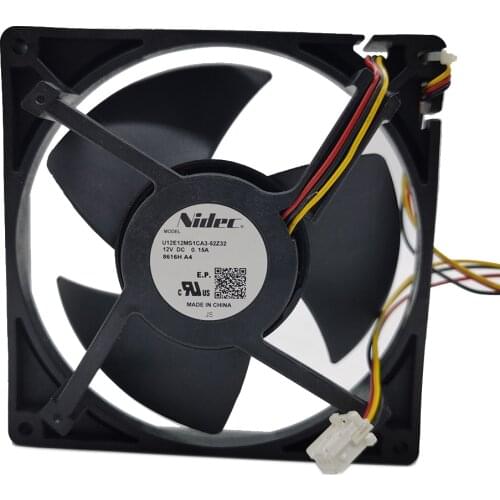 U12E12MS1CA3-52Z32 12.5cm DC12V 0.15A 8616H A4 3 lines suitable for cooling fans for refrigerators