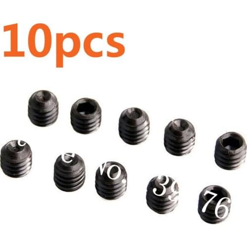 02099 HSP Spare Parts set screws 4*4mm 10pcs For 1/5 1/8 1/10 RC Car Remote Control Cars Hobby Baja
