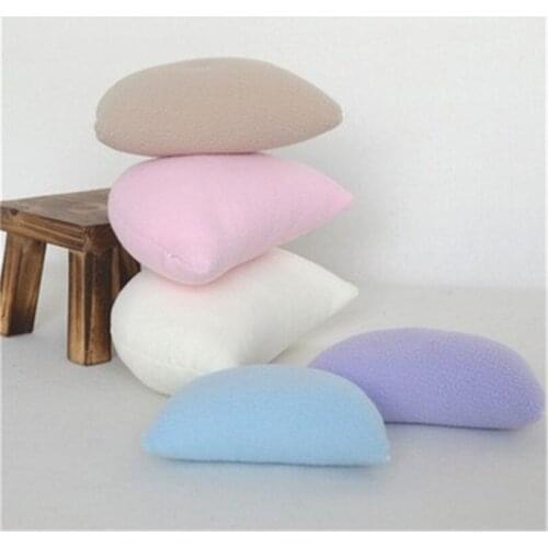 5pcs/Lot Beanbag Newborn Posing Pillow Wooden Basket Stuffer Baby Photo Moon Pillow Poser cushions