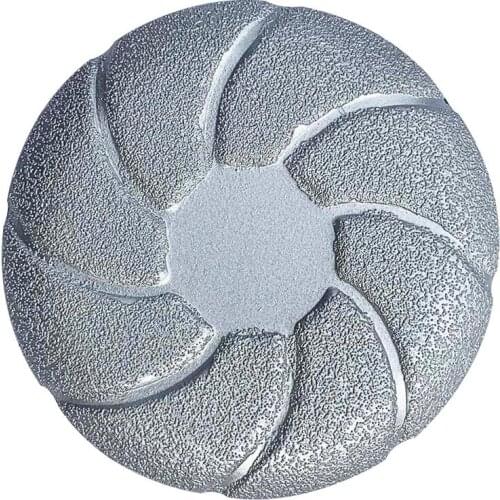 Diamond Polishing Pad 80mm Brazed,Self-Adhesive Back,Dry Polishing Discs,3"Vaccum Brazing Grinding Wheel, For Granite,Marble,Etc