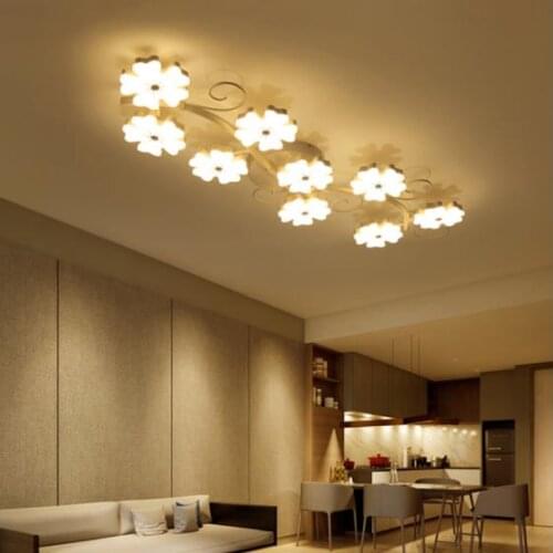 American copper chandelier living room lamp creative personality modern minimalist dining room lamp home bedroom lighting