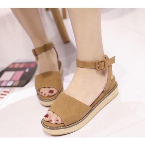 Big Size high heels sandals women shoes woman summer ladies Buckles, wedges, platform shoes and sandals