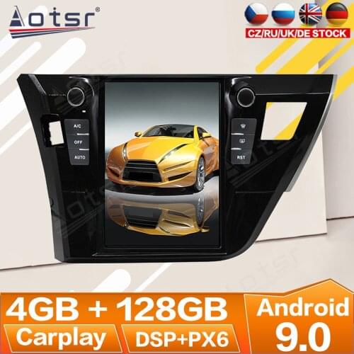 Carplay For Toyota Corolla 2014 2015 2016 Android Radio Multimedia Car Cassette Recorder Stereo Player Tesla GPS Navi Head Unit