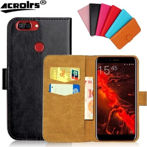 For Lenovo S5 K520 Case 5.7" 6 Colors Flip Wallet Cases Lenovo S 5 K520 Soft Exclusive Leather Phone Cover Bag Black