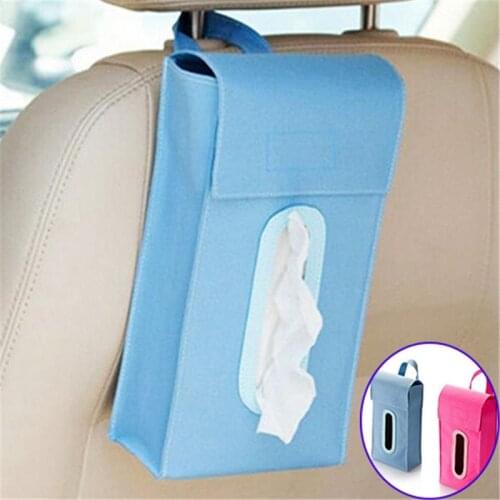 Car Home Room Facial Napkin Box Cover Hanging Cuboid Solid Tissue Box Dispenser Paper Towel Box Holder Container Tray Case Nice
