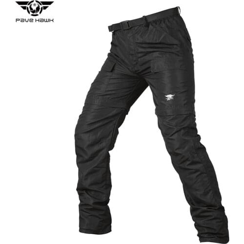 Men Military Long Pants Detachable Tactical Cargo Pants Zipper Multi-purpose Pockets Scratch-resistant camouflage Trousers