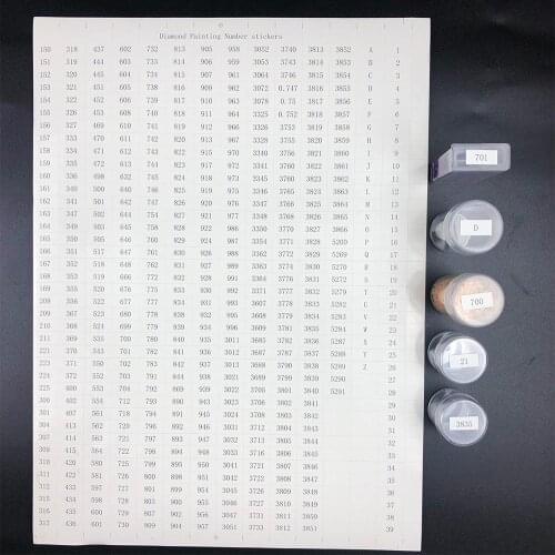 5D Diamond Painting Tool box Sticker Diamond Classification Storage Distinguish Label Stickers Diamond Embroidery Accessories