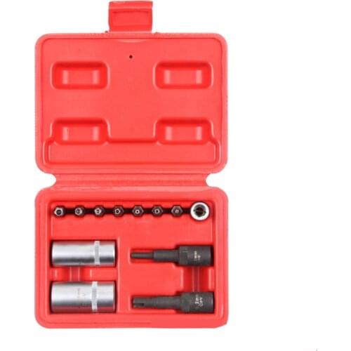 Car Air Conditioner Repair Tool Kit 1/4" Valve Cap Removers Core Auto Complete Air Conditioning Repair tools Set