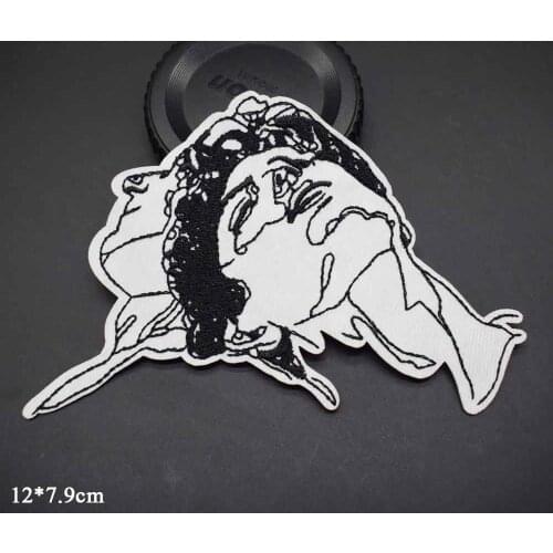 Black White Gayish Call Me By Your Name Iron On Embroidered Clothes Patches For Clothing Stickers Garment Apparel Accessories