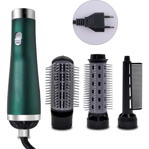 New 3 In 1 hot-air brush Electric Hair Dryer Blow Dryer Hair Curling Iron Rotating Brush Hairdryer Hairstyling Tools Hair Salon