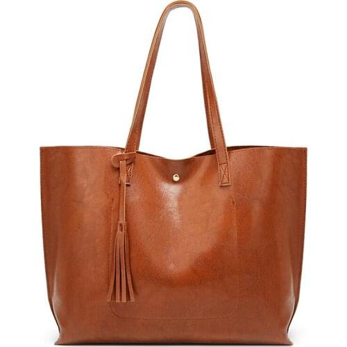 New style of Oil-in-Bucket Handbag in Bucket, Skewed Bag, Girl Bag and Large-capacity Shopping Bag in Bucket, in 2019