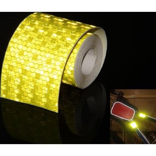 Outdoor Cycling 5cmx3m Reflective Tape Bicycle Stickers Adhesive Tape Waterproof Bike Night Safety Warning