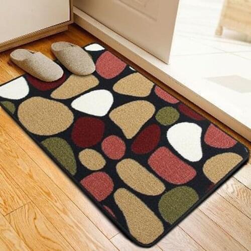 40*60cm Anti Slip Mat Flannel Patterned Indoor Outdoor Carpet Door Floor Mats Home Decoration Mat Non-slip Floor Mat Vloermat