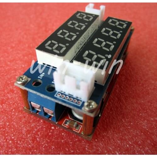 2 5A adjustable CC / CV display buck charging module LED panel voltmeter diy kit electronics accessories compatible board diy