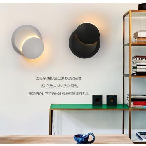 Nordic Wall lamps Modern sconce wall light fixture Stairway LED Light In Post-modern Rustic Antique Edison Glass Spherical Shape