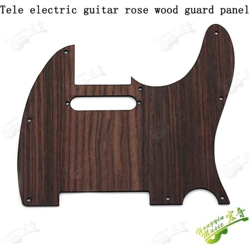 Tele electric guitar panel guard rosewood 8-hole pickup electric guitar guard veneer front cover accessories