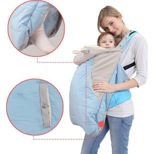 Baby Warm Winter Baby Carrier Coat Cloak Newborn Backpack Carrier Sling Mantle Cover Cape Sleep Bag Windproof Ourdoor