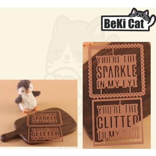 Slimline and Tag Words Stars Metal Cutting Dies Stencils for DIY Scrapbooking photo album Decorative DIY Paper Cards