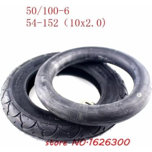High Quality 10x2.0 54-152 (50/100-16)Electric Scooter Balancing Hoverboard Self Smart Balance Tire 10 Inch Tyre with Inner Tube