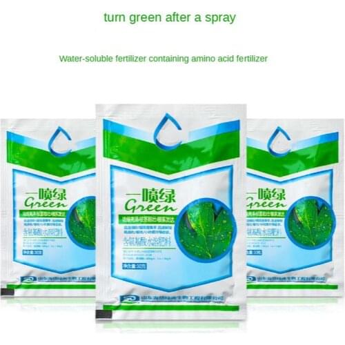 1PC 30g Horticultural Foliar Plant Fertilizer spray Yellow leave turn green Highly concentrated Water Soluble Organic Fertilizer