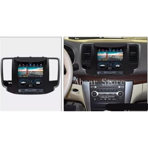 10.4'' Tesla style Android 9.0 Car dvd player GPS Navigation For NISSAN Teana 2008-2011 stereo radio headunit Multimedia px6