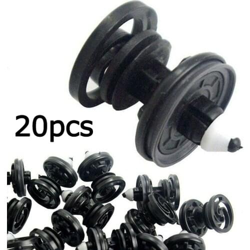 20X Car Interior Door Panel Push Type Clips Plenum Push Type Clip For Golf PassatBus T5 Taureg 7L6868243