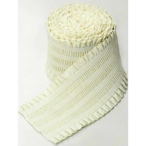 3meters/lot 7cm wide apricot Color Lace Elastic Waist Belt Bands Garment DIY Accessories Jacquard Elastic Waistband free ship