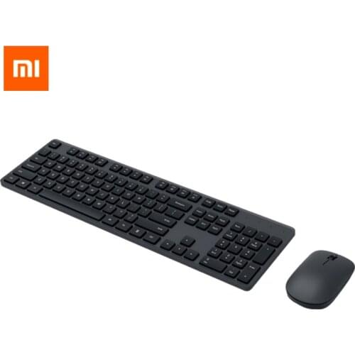 Xiaomi Wireless Keyboard USB Mouse Set Wireless Office Wireless Transmission Multi-function Shortcut Simple Thin with Mi Logo
